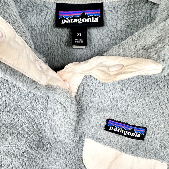 Patagonia Retool Snap T Pullover Fleece Jacket Synchilla Gray Small - Picture 11 of 15